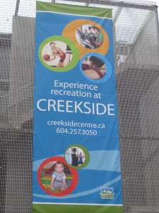 Creekside Community Centre Banner